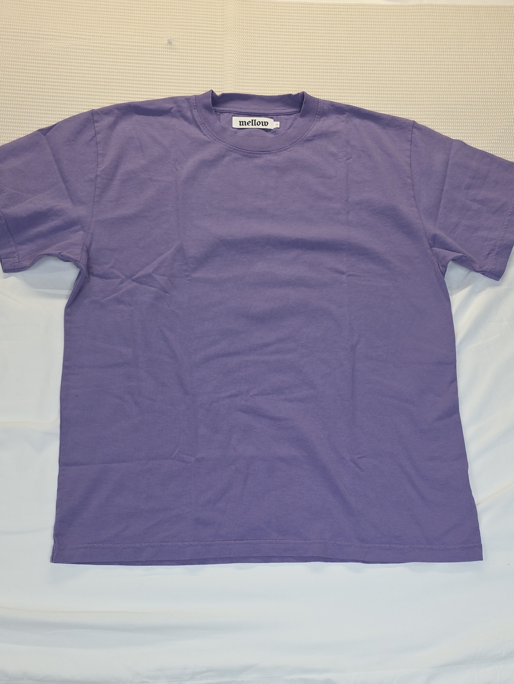 Mellow Men's Purple Crewneck T-Shirt Large